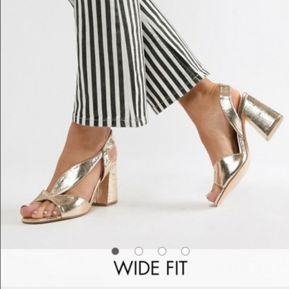river island block heel shoes